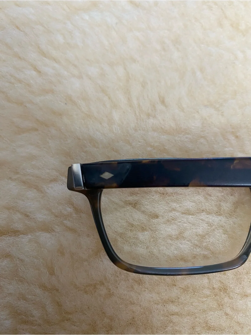 Seraphine Tortoiseshell Rectangular Eye Glasses Emerson 8530 Temple 145mm